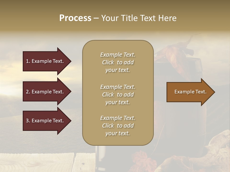 Vineyard Wooden Old Wood PowerPoint Template