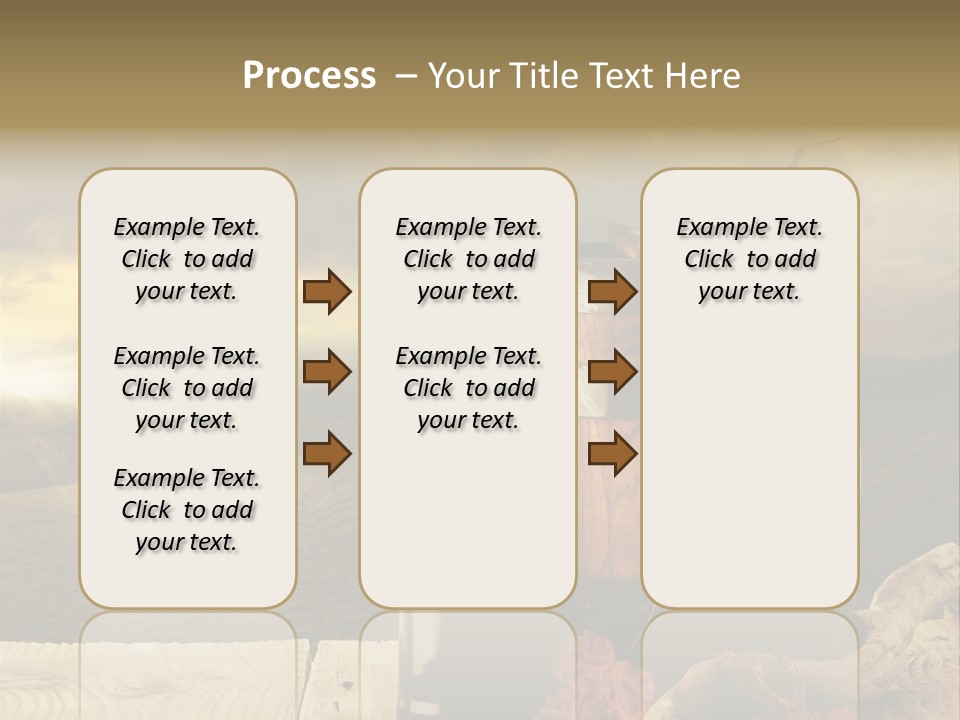 Vineyard Wooden Old Wood PowerPoint Template