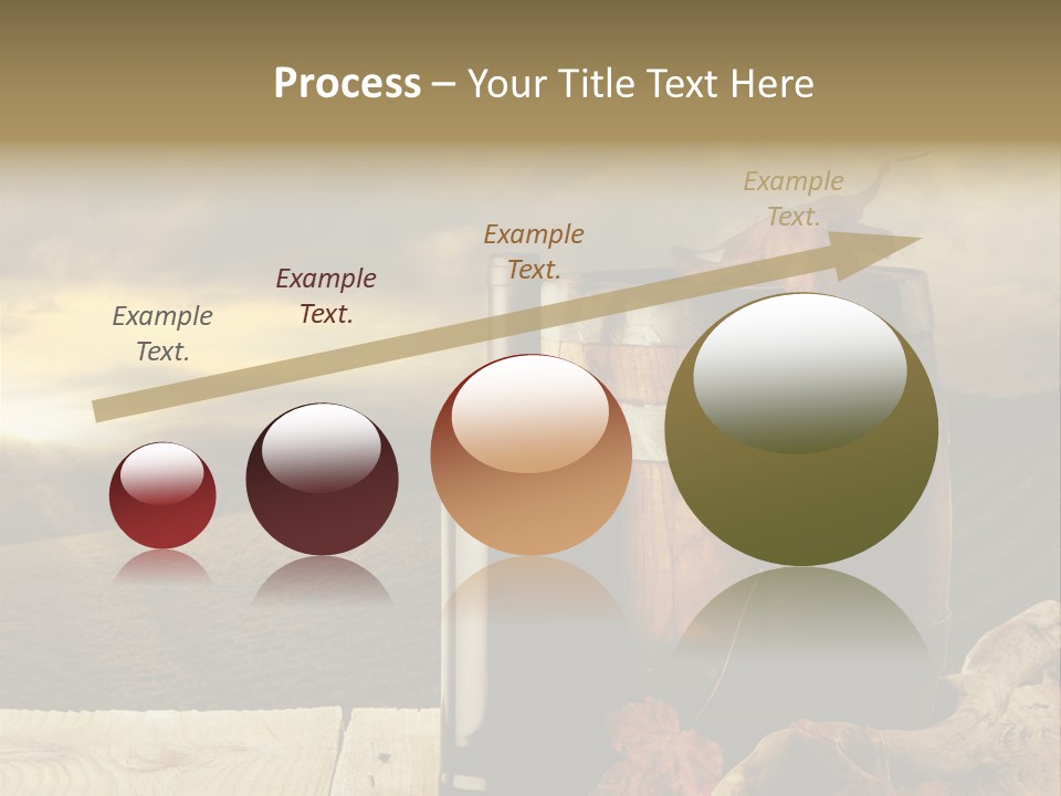 Vineyard Wooden Old Wood PowerPoint Template