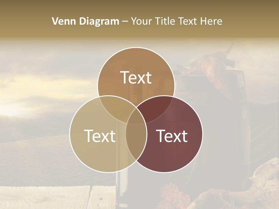 Vineyard Wooden Old Wood PowerPoint Template