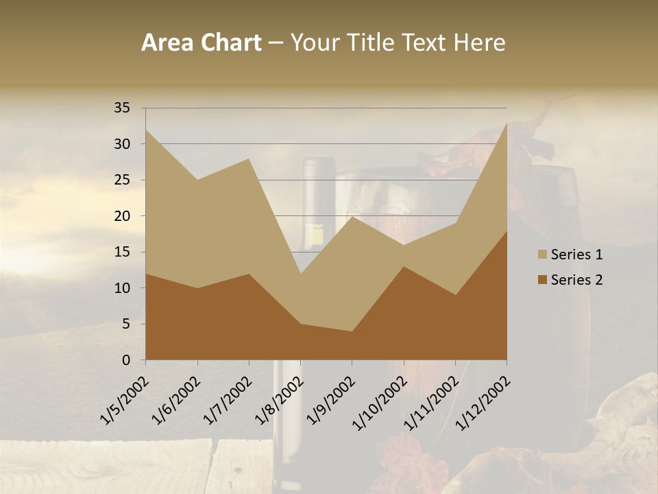 Vineyard Wooden Old Wood PowerPoint Template