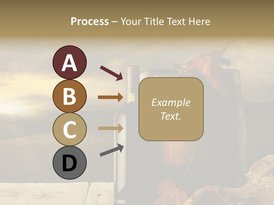 Vineyard Wooden Old Wood PowerPoint Template