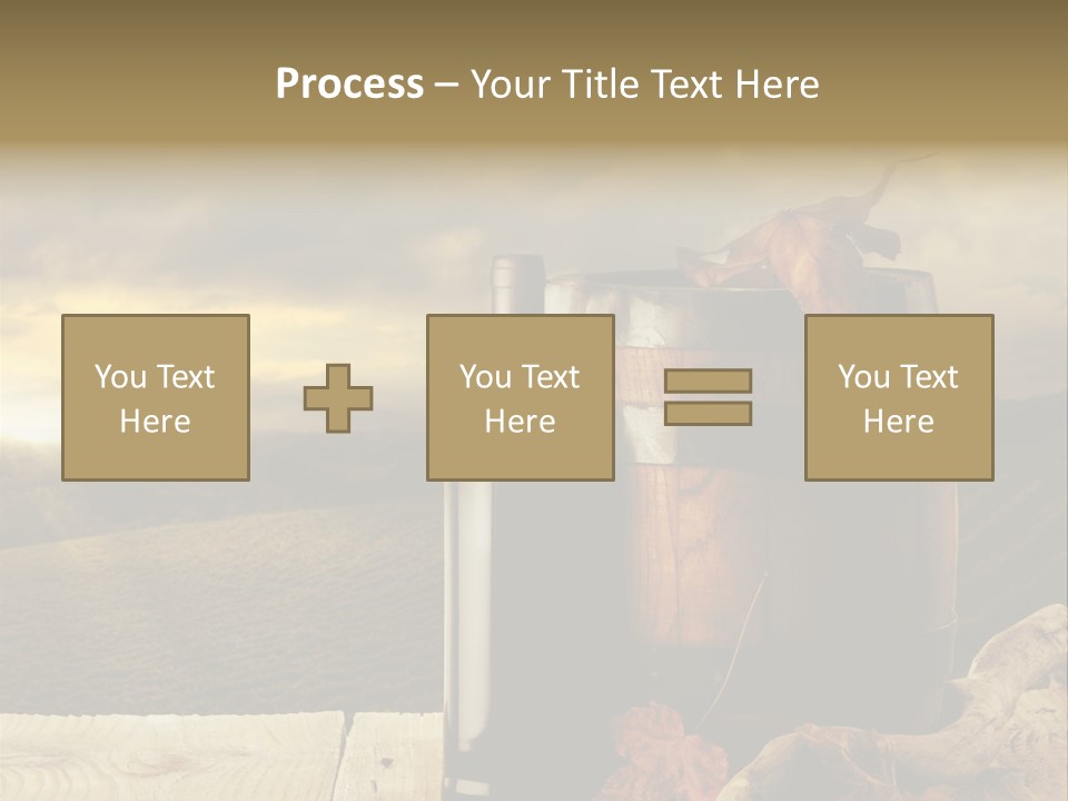 Vineyard Wooden Old Wood PowerPoint Template