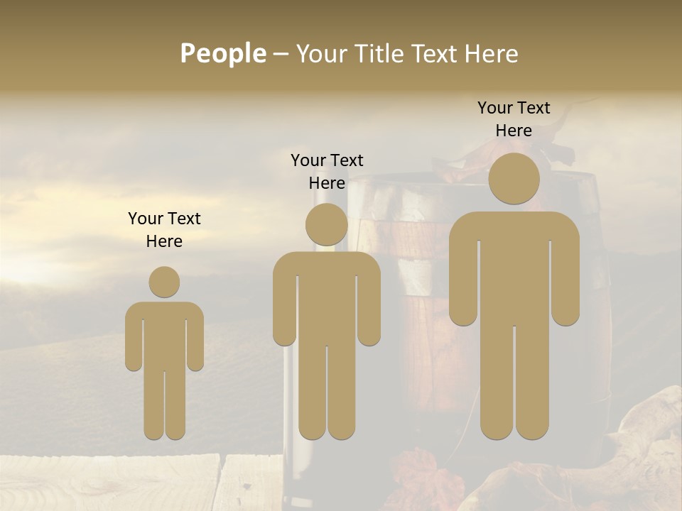 Vineyard Wooden Old Wood PowerPoint Template