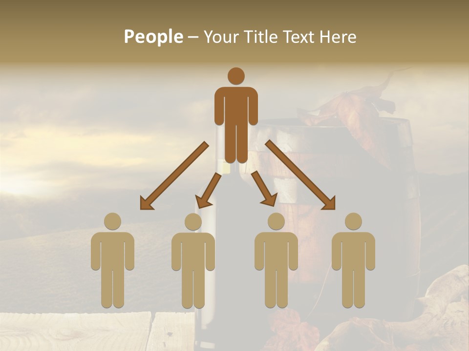 Vineyard Wooden Old Wood PowerPoint Template