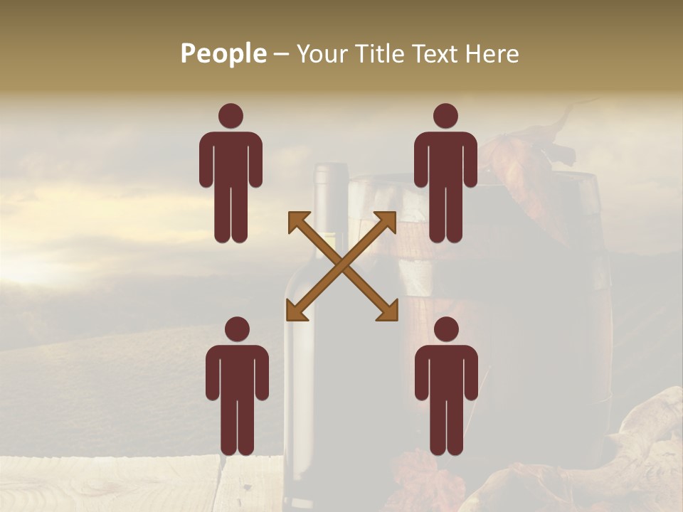 Vineyard Wooden Old Wood PowerPoint Template