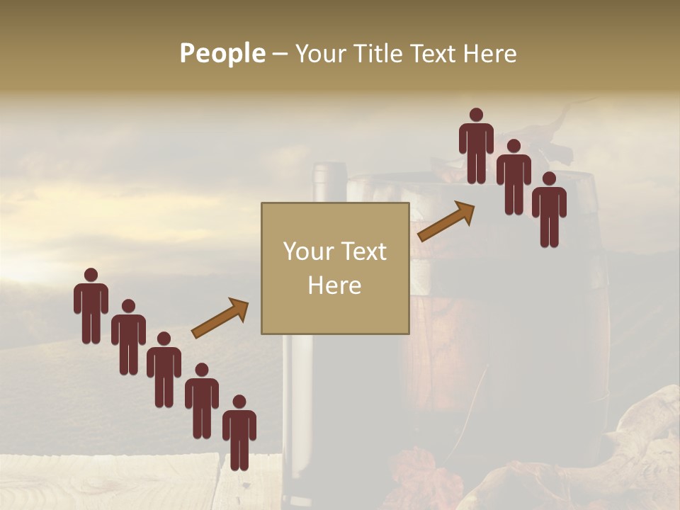 Vineyard Wooden Old Wood PowerPoint Template