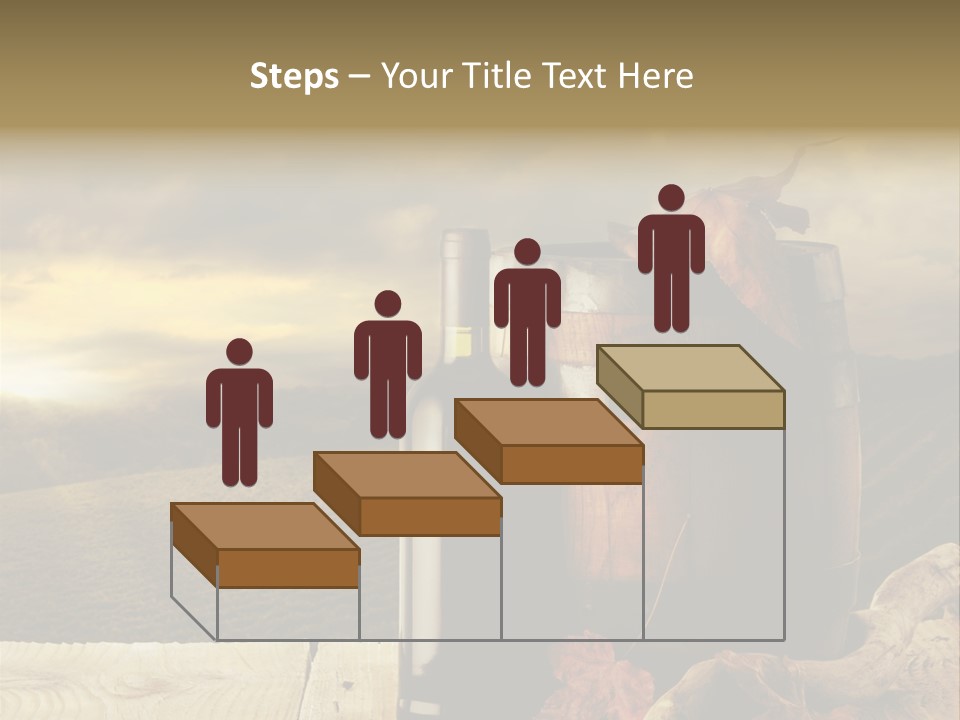 Vineyard Wooden Old Wood PowerPoint Template