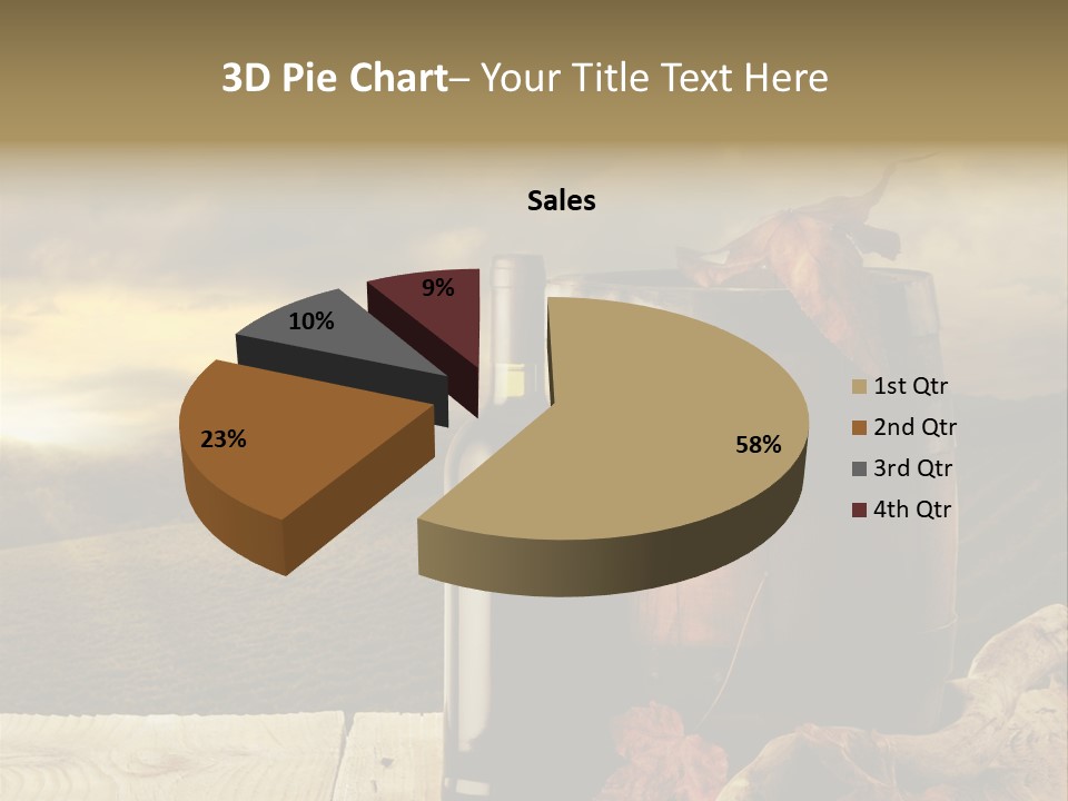 Vineyard Wooden Old Wood PowerPoint Template