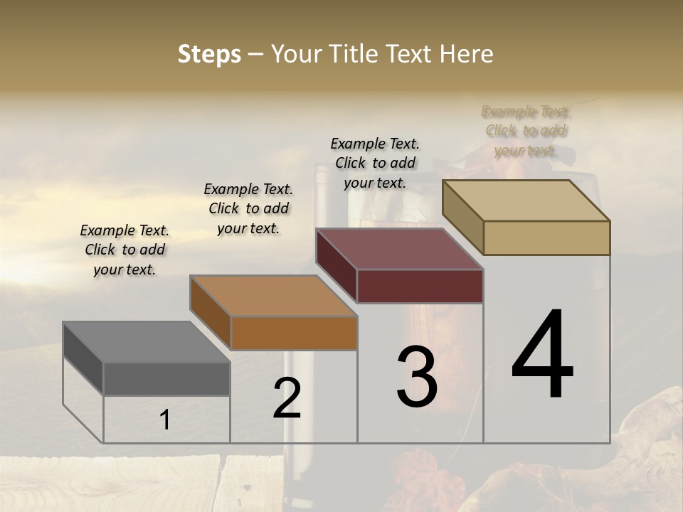 Vineyard Wooden Old Wood PowerPoint Template