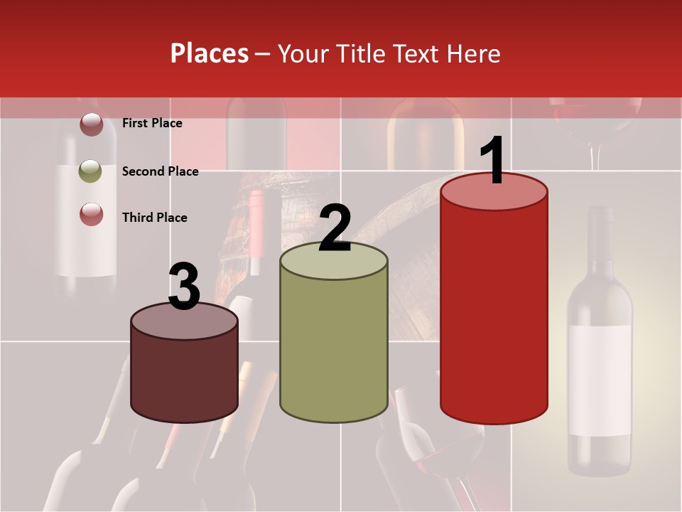 Cellar Red Wine Barrel PowerPoint Template