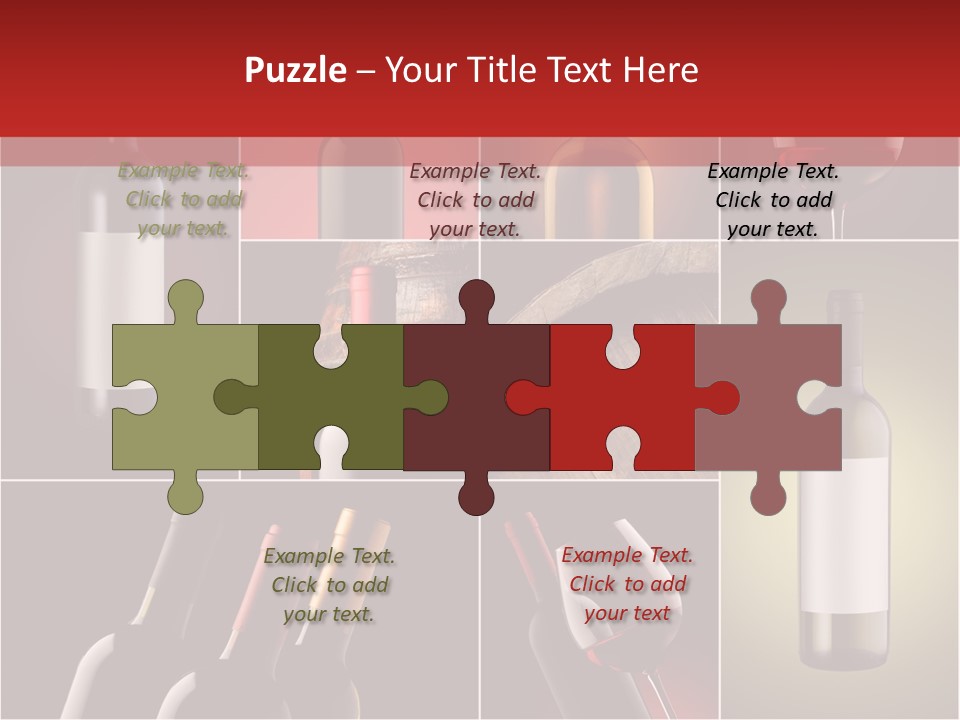 Cellar Red Wine Barrel PowerPoint Template