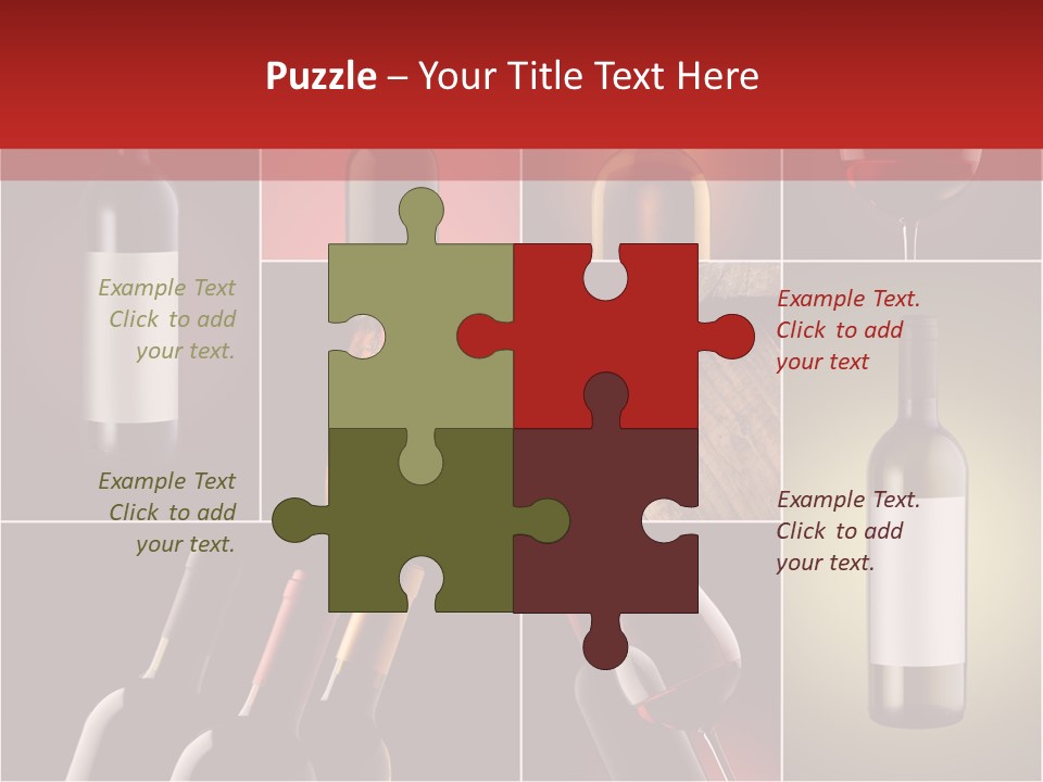 Cellar Red Wine Barrel PowerPoint Template