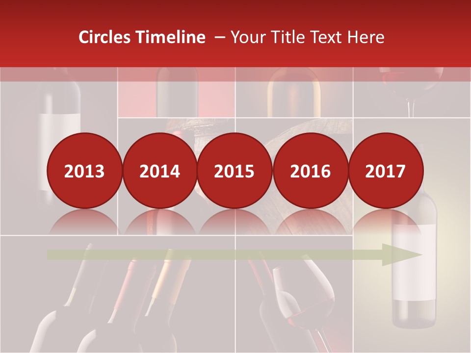 Cellar Red Wine Barrel PowerPoint Template