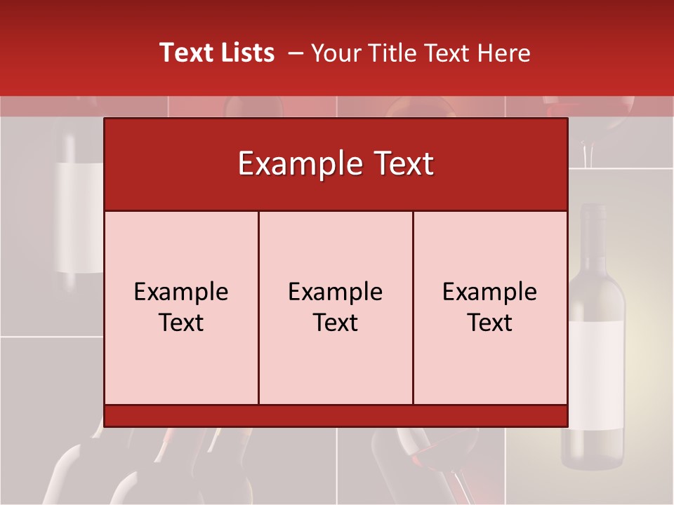 Cellar Red Wine Barrel PowerPoint Template