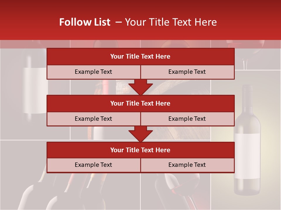 Cellar Red Wine Barrel PowerPoint Template