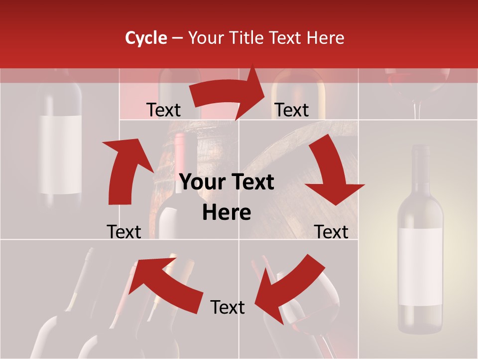 Cellar Red Wine Barrel PowerPoint Template