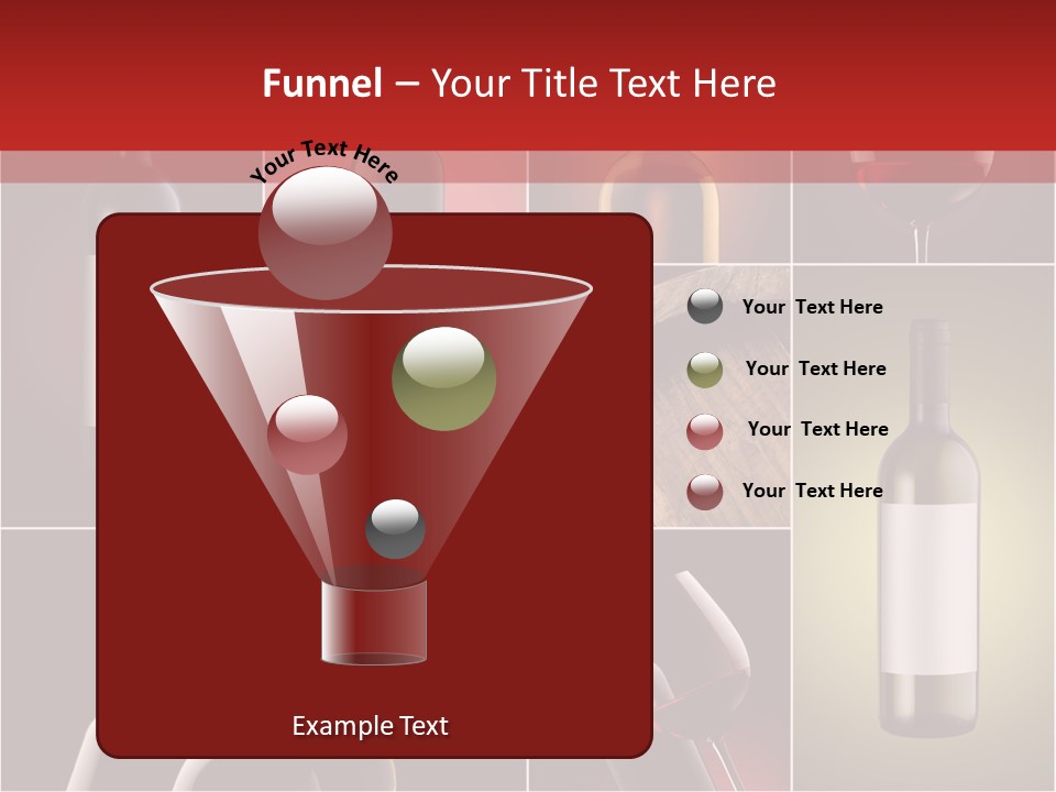 Cellar Red Wine Barrel PowerPoint Template