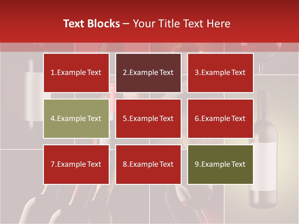 Cellar Red Wine Barrel PowerPoint Template