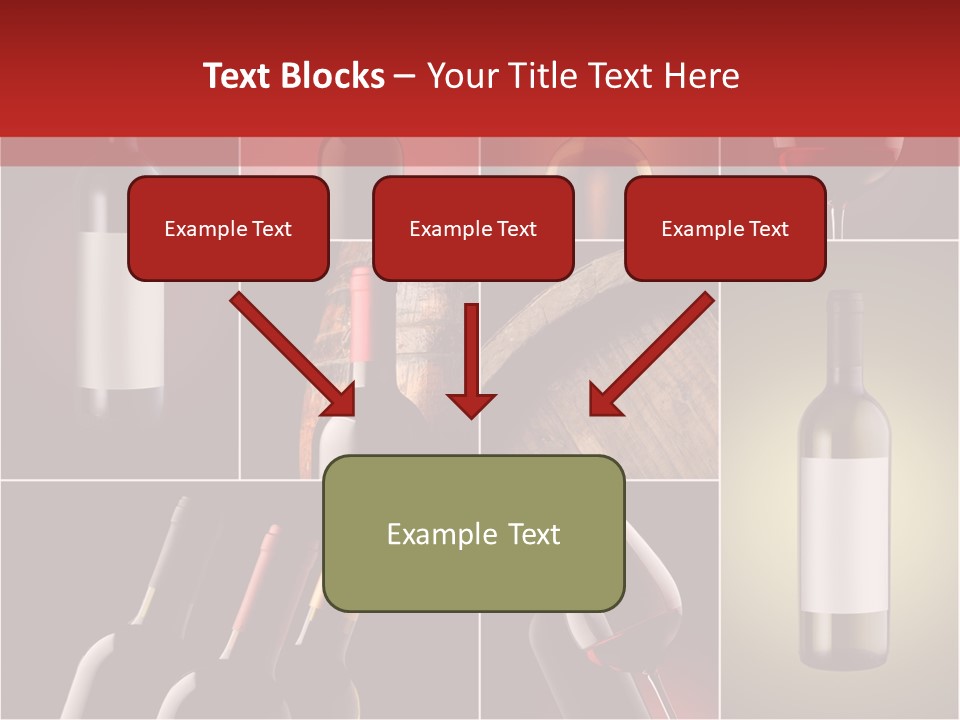 Cellar Red Wine Barrel PowerPoint Template