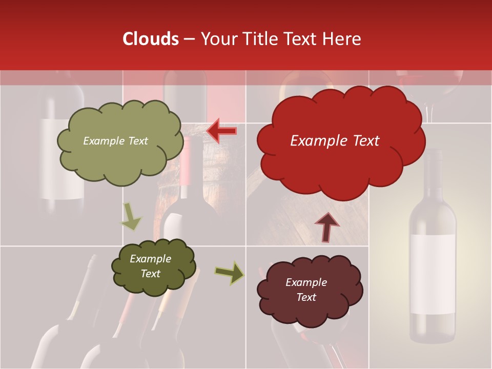 Cellar Red Wine Barrel PowerPoint Template