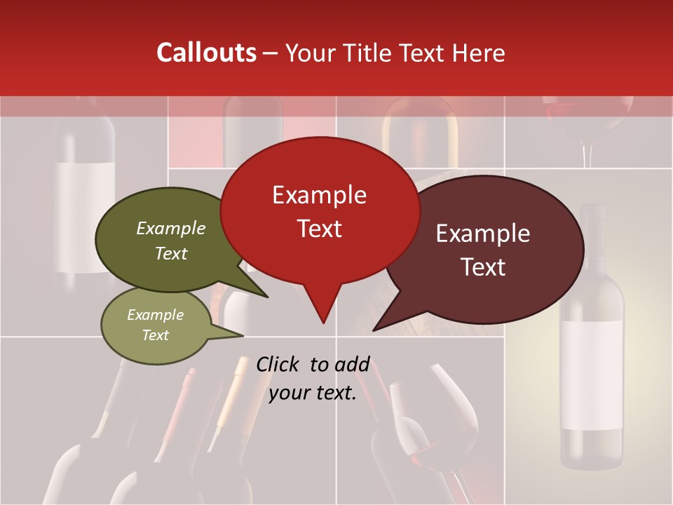 Cellar Red Wine Barrel PowerPoint Template
