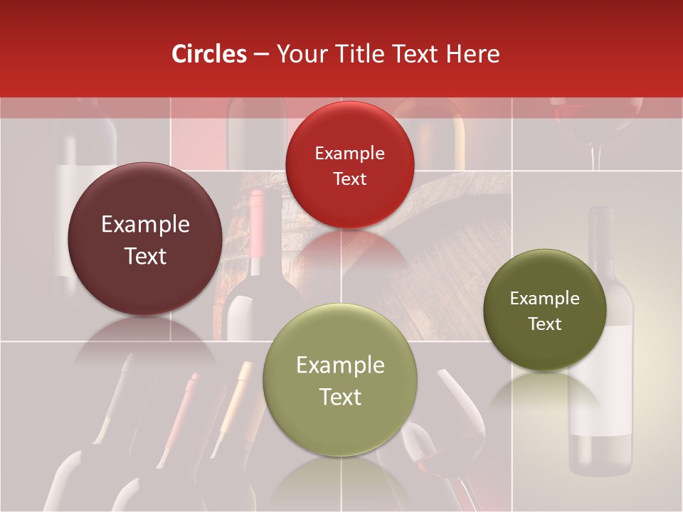 Cellar Red Wine Barrel PowerPoint Template