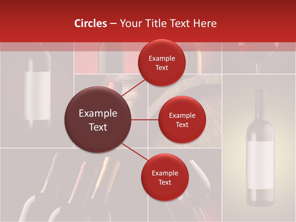 Cellar Red Wine Barrel PowerPoint Template