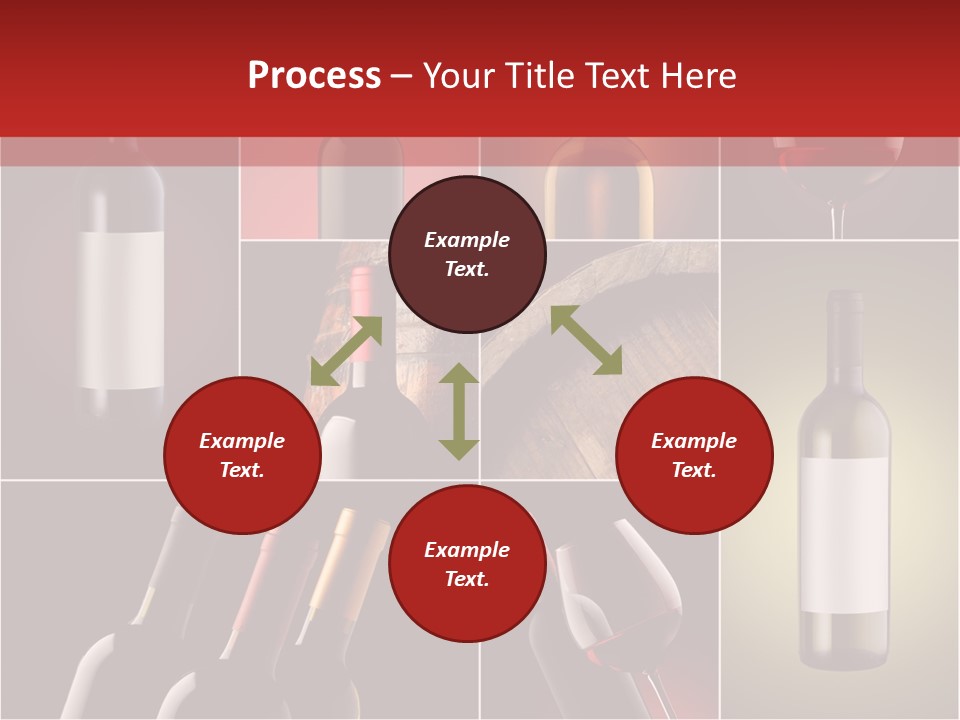 Cellar Red Wine Barrel PowerPoint Template