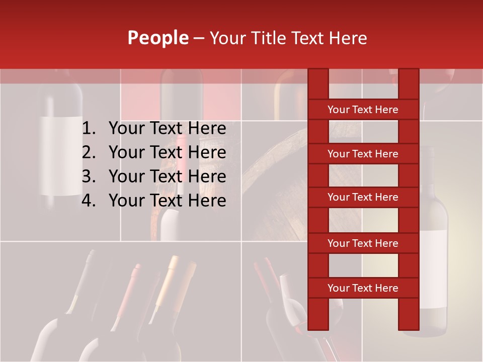Cellar Red Wine Barrel PowerPoint Template