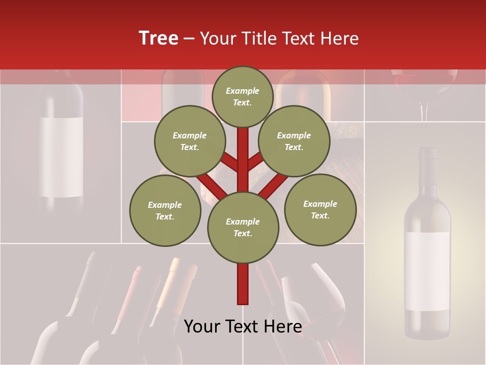 Cellar Red Wine Barrel PowerPoint Template