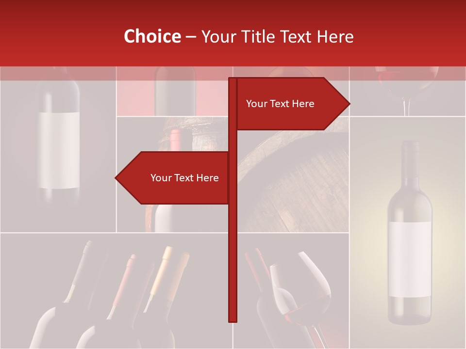 Cellar Red Wine Barrel PowerPoint Template
