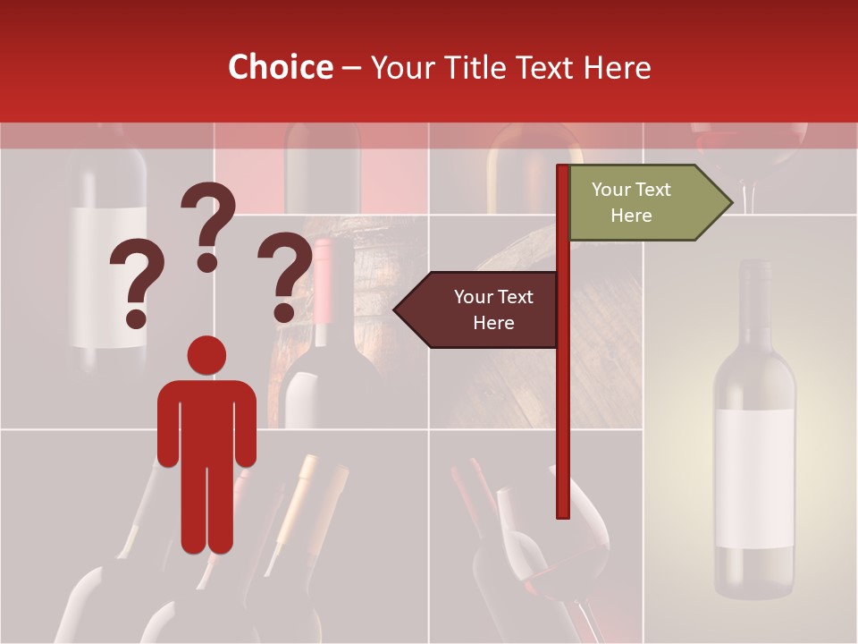 Cellar Red Wine Barrel PowerPoint Template