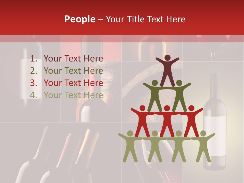 Cellar Red Wine Barrel PowerPoint Template