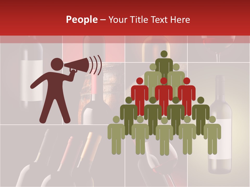 Cellar Red Wine Barrel PowerPoint Template