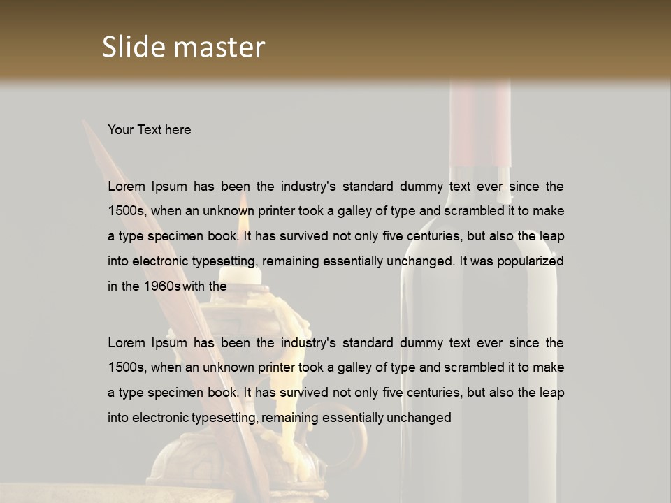 Merlot Books Dark Background PowerPoint Template