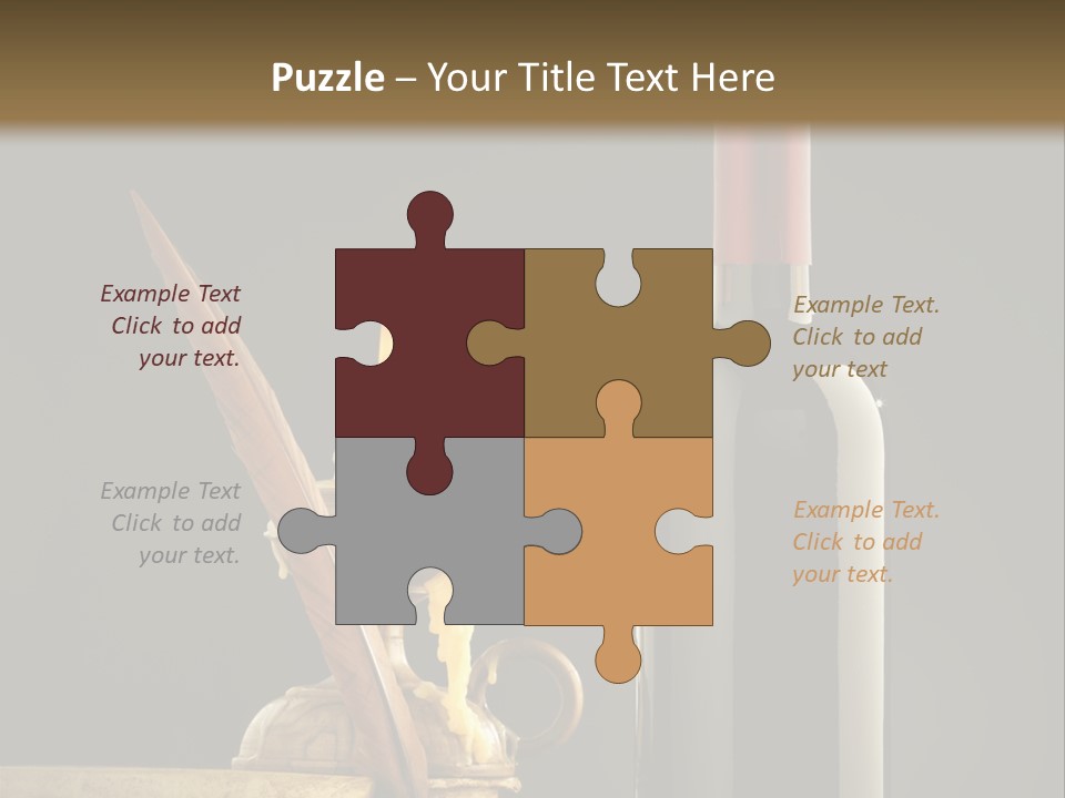 Merlot Books Dark Background PowerPoint Template