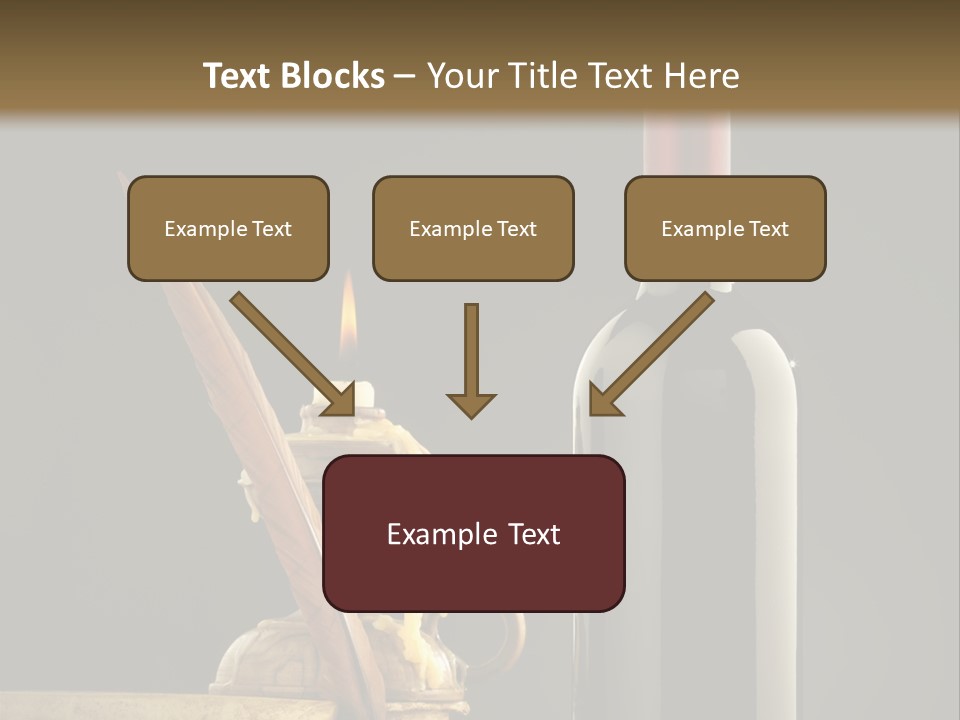 Merlot Books Dark Background PowerPoint Template