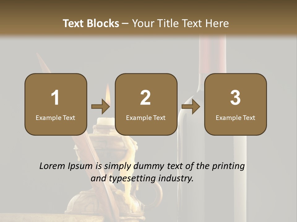 Merlot Books Dark Background PowerPoint Template