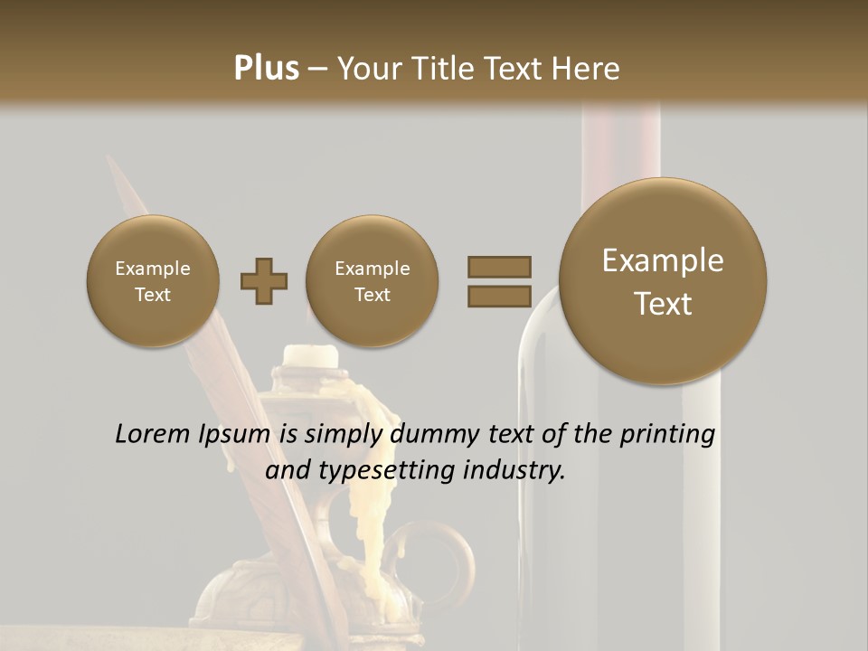 Merlot Books Dark Background PowerPoint Template