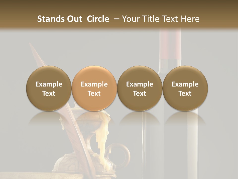 Merlot Books Dark Background PowerPoint Template