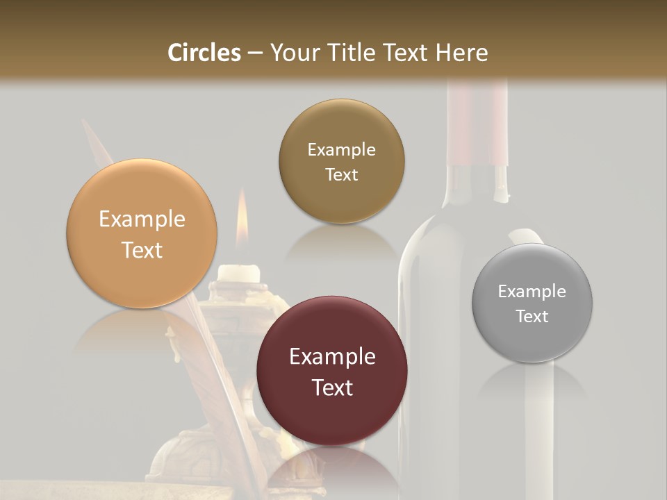 Merlot Books Dark Background PowerPoint Template