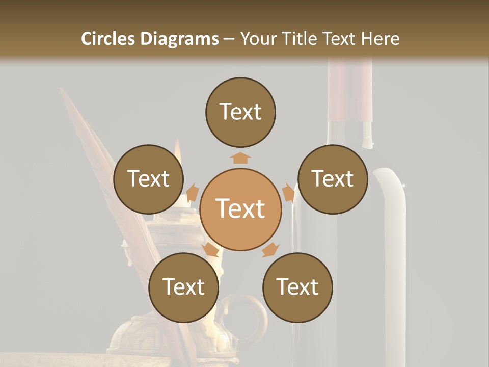 Merlot Books Dark Background PowerPoint Template