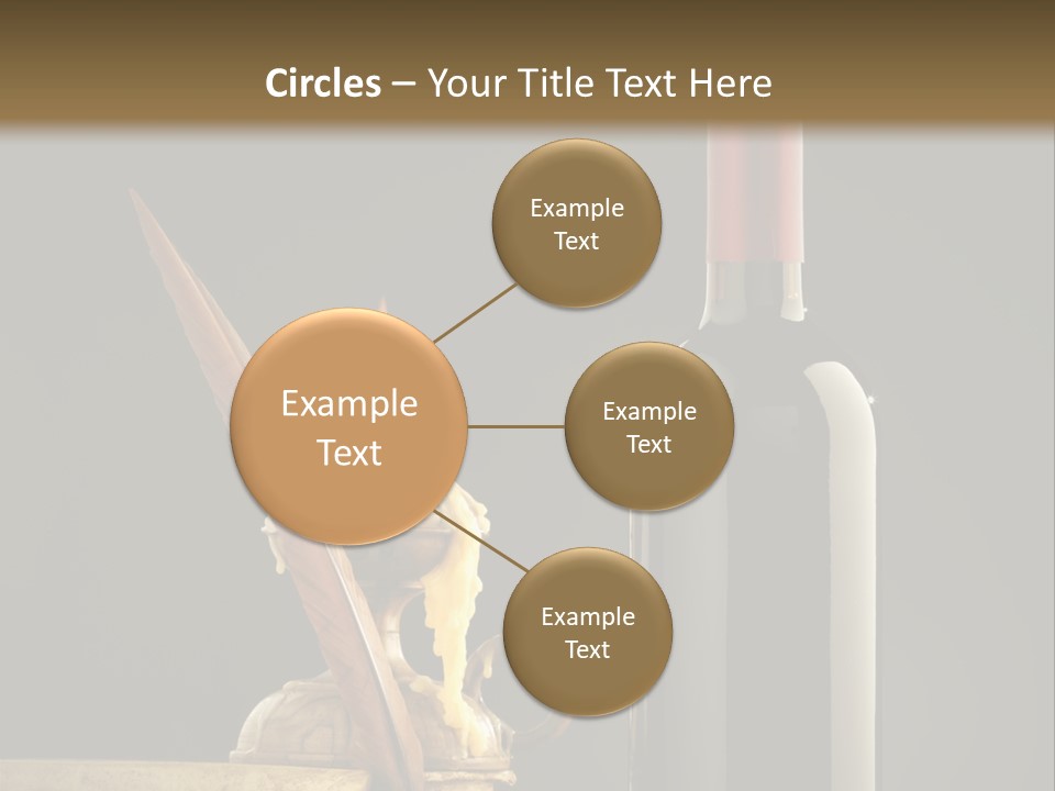 Merlot Books Dark Background PowerPoint Template