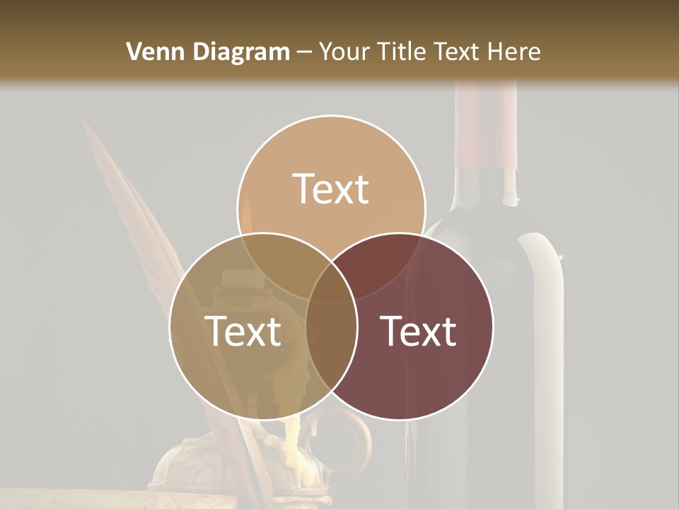 Merlot Books Dark Background PowerPoint Template