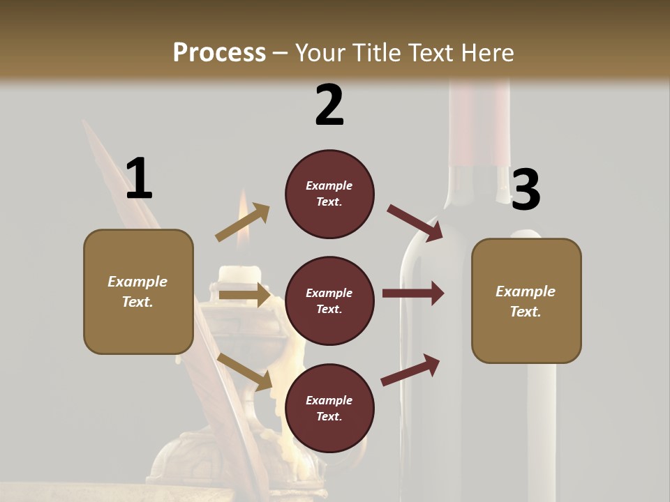 Merlot Books Dark Background PowerPoint Template