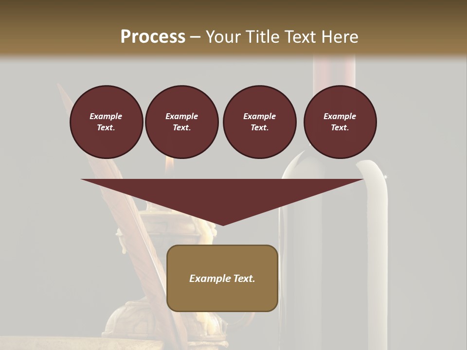 Merlot Books Dark Background PowerPoint Template