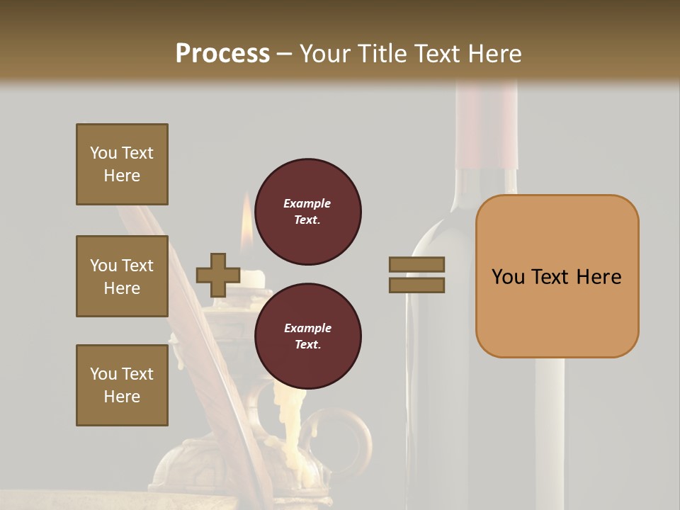 Merlot Books Dark Background PowerPoint Template