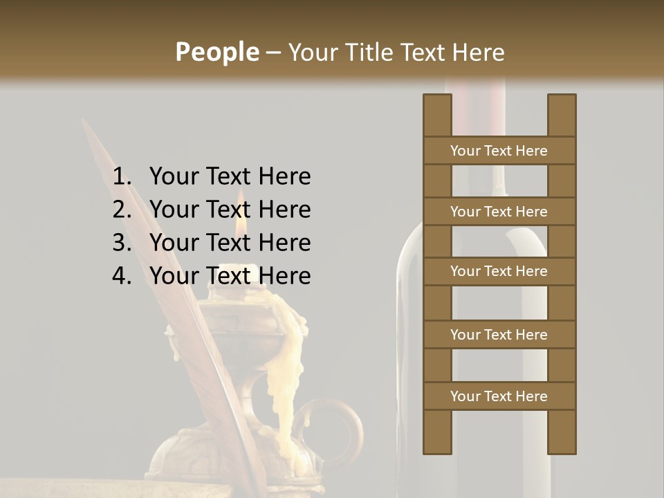 Merlot Books Dark Background PowerPoint Template