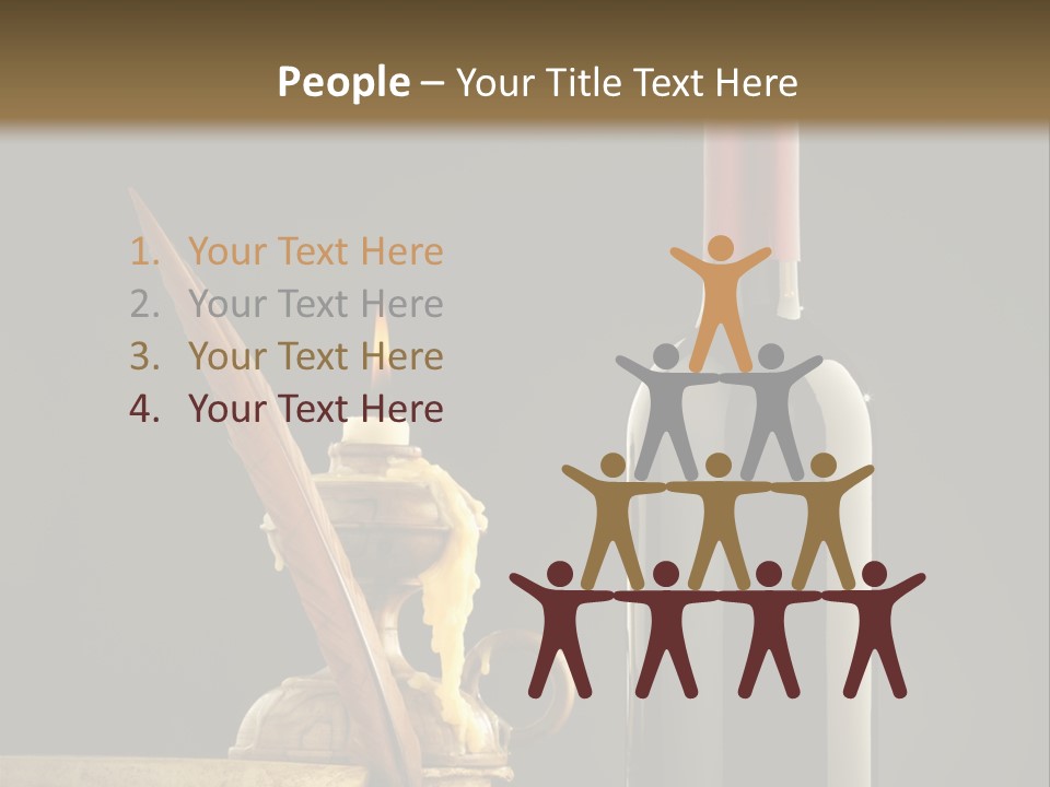 Merlot Books Dark Background PowerPoint Template